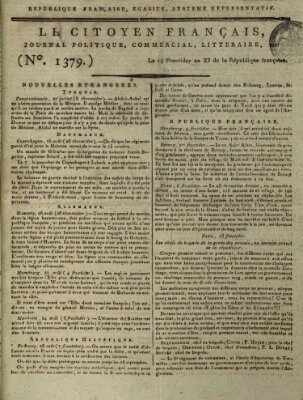 Le citoyen franc̜ais Donnerstag 1. September 1803
