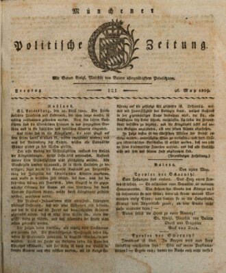 Münchener politische Zeitung (Süddeutsche Presse) Freitag 26. Mai 1809