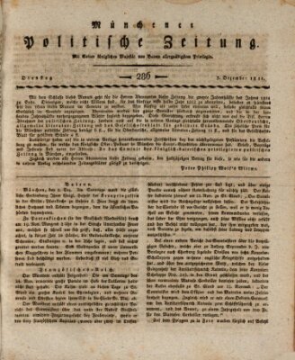 Münchener politische Zeitung (Süddeutsche Presse) Dienstag 3. Dezember 1811