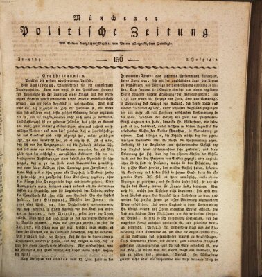 Münchener politische Zeitung (Süddeutsche Presse) Freitag 3. Juli 1812