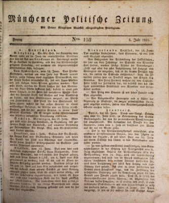 Münchener politische Zeitung (Süddeutsche Presse) Freitag 6. Juli 1821