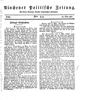 Münchener politische Zeitung (Süddeutsche Presse) Dienstag 22. Mai 1827