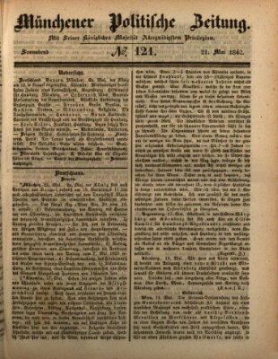 Münchener politische Zeitung (Süddeutsche Presse) Samstag 21. Mai 1842