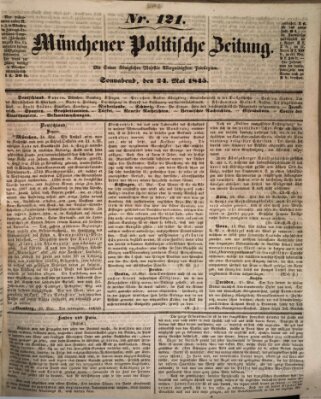 Münchener politische Zeitung (Süddeutsche Presse) Samstag 24. Mai 1845