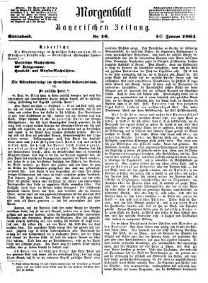 Bayerische Zeitung (Süddeutsche Presse) Samstag 16. Januar 1864