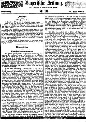 Bayerische Zeitung (Süddeutsche Presse) Mittwoch 11. Mai 1864