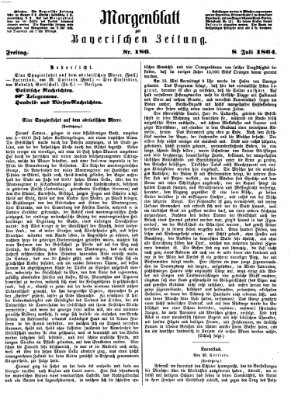Bayerische Zeitung (Süddeutsche Presse) Freitag 8. Juli 1864