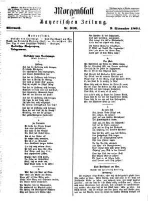 Bayerische Zeitung (Süddeutsche Presse) Mittwoch 9. November 1864