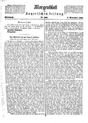 Bayerische Zeitung (Süddeutsche Presse) Mittwoch 8. November 1865