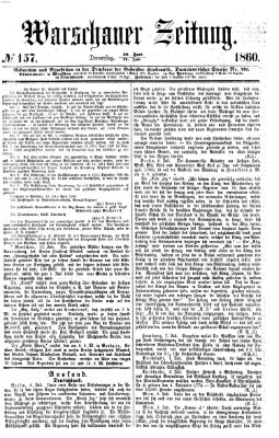 Warschauer Zeitung Donnerstag 12. Juli 1860
