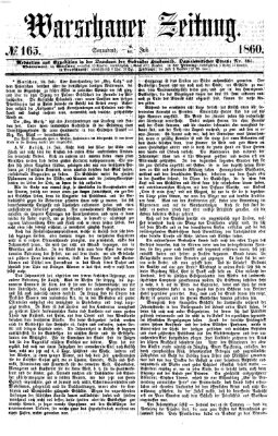 Warschauer Zeitung Samstag 21. Juli 1860