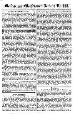 Warschauer Zeitung Samstag 21. Juli 1860