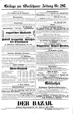 Warschauer Zeitung Samstag 15. Dezember 1860