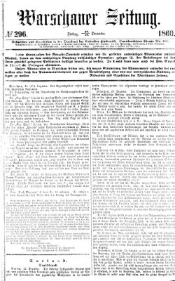 Warschauer Zeitung Freitag 28. Dezember 1860