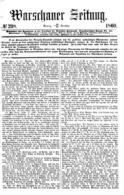 Warschauer Zeitung Montag 31. Dezember 1860