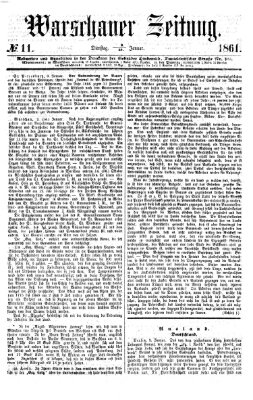 Warschauer Zeitung Dienstag 15. Januar 1861