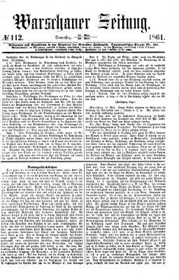 Warschauer Zeitung Donnerstag 23. Mai 1861