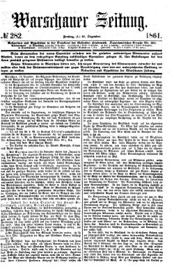 Warschauer Zeitung Freitag 13. Dezember 1861