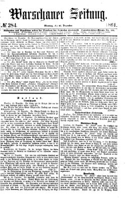 Warschauer Zeitung Montag 16. Dezember 1861