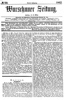 Warschauer Zeitung Freitag 14. März 1862