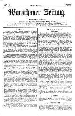 Warschauer Zeitung Donnerstag 15. Januar 1863