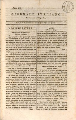 Giornale italiano Montag 26. Juni 1809