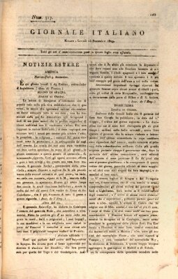 Giornale italiano Montag 13. November 1809