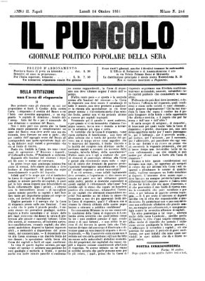 Il pungolo Montag 14. Oktober 1861