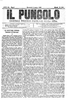 Il pungolo Mittwoch 6. August 1862