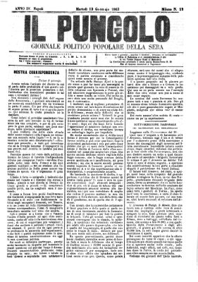 Il pungolo Dienstag 13. Januar 1863