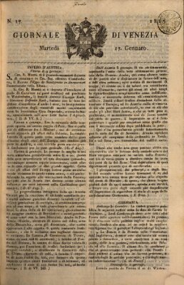 Giornale di Venezia Dienstag 17. Januar 1815