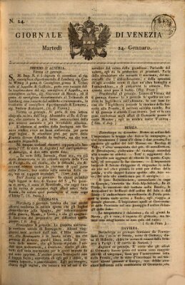 Giornale di Venezia Dienstag 24. Januar 1815