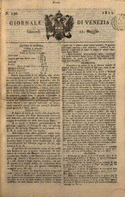 Giornale di Venezia Donnerstag 11. Mai 1815