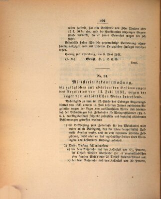 Gesetz-Sammlung für das Herzogtum Coburg (Coburger Regierungs-Blatt) Freitag 7. Juni 1844
