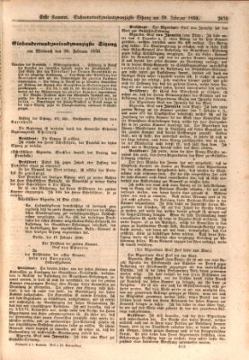 Verhandlungen der Ersten Kammer (Allgemeine preußische Staats-Zeitung) Mittwoch 20. Februar 1850