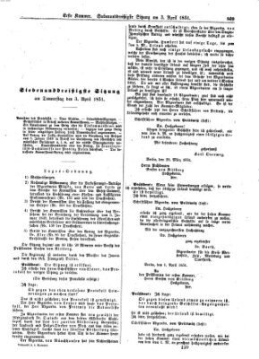 Verhandlungen der Ersten Kammer (Allgemeine preußische Staats-Zeitung)