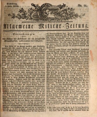Allgemeine Militär-Zeitung Samstag 7. Februar 1829