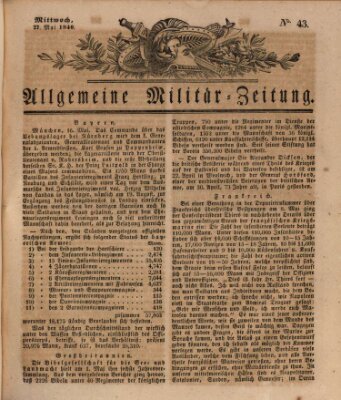 Allgemeine Militär-Zeitung Mittwoch 27. Mai 1840