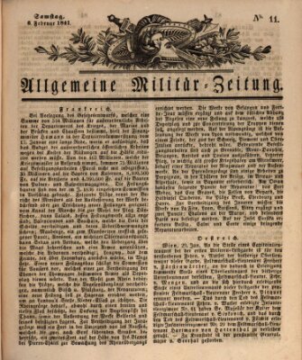 Allgemeine Militär-Zeitung Samstag 6. Februar 1841