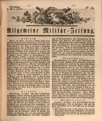 Allgemeine Militär-Zeitung Dienstag 9. Mai 1843