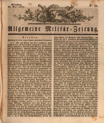 Allgemeine Militär-Zeitung Dienstag 21. Mai 1844