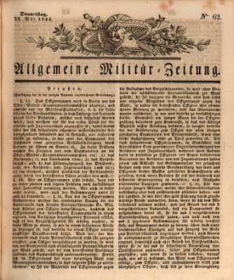 Allgemeine Militär-Zeitung Donnerstag 23. Mai 1844
