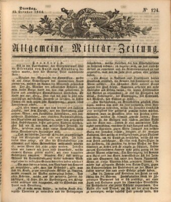 Allgemeine Militär-Zeitung Dienstag 15. Oktober 1844