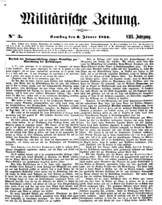 Militärische Zeitung (Militär-Zeitung) Samstag 6. Januar 1855