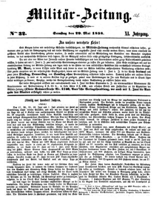 Militär-Zeitung Samstag 29. Mai 1858