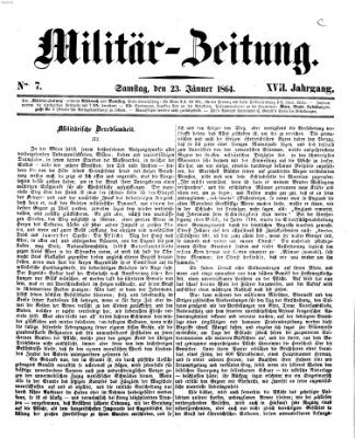 Militär-Zeitung Samstag 23. Januar 1864