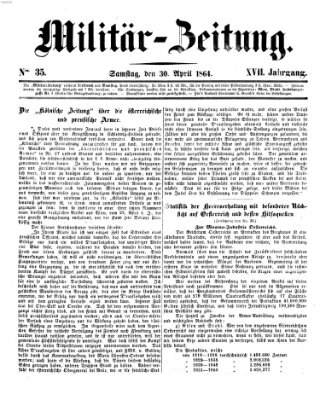 Militär-Zeitung Samstag 30. April 1864