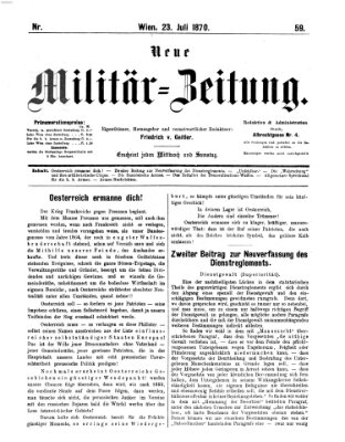 Neue Militär-Zeitung (Militär-Zeitung)