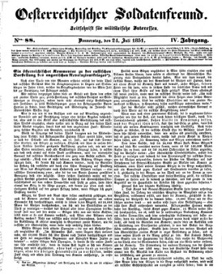 Oesterreichischer Soldatenfreund (Militär-Zeitung)