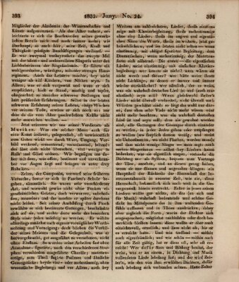 Allgemeine musikalische Zeitung Mittwoch 13. Juni 1832